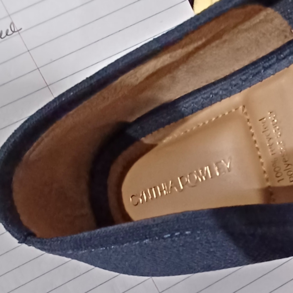 Cynthia Rowley Haisley Knit Navy Ballet Flats - Picture 4 of 4